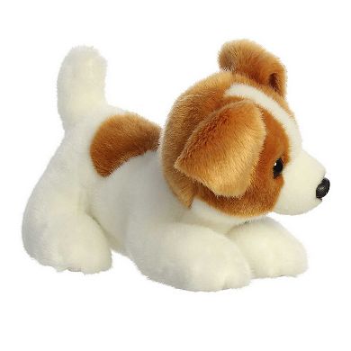 Aurora Small White Miyoni Tots 9" Jack Russell Pup Adorable Stuffed Animal