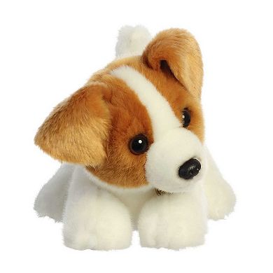 Aurora Small White Miyoni Tots 9" Jack Russell Pup Adorable Stuffed Animal