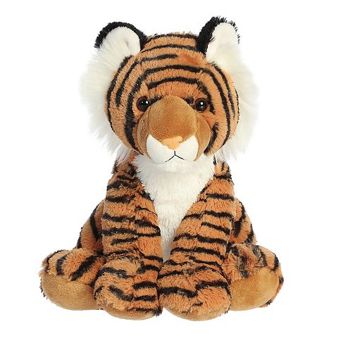 Детские мягкие игрушки Aurora Large Brown 14" Bengal Tiger Cuddly Stuffed Animal
