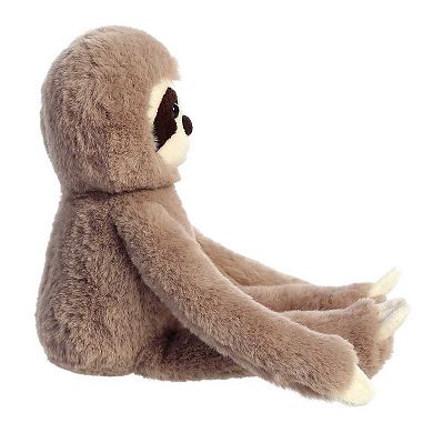 Aurora Medium Brown Valentine 12" Sweety Sloth Brown Heartwarming Stuffed Animal