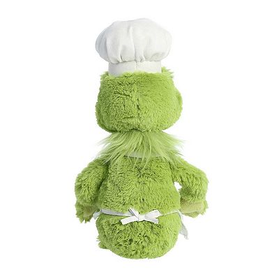 Aurora Large Green Dr. Seuss 14" Chef Grinch Whimsical Stuffed Animal