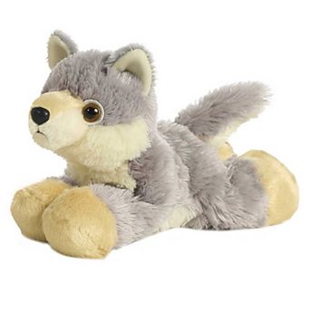 Aurora Small Grey Mini Flopsie 8" Woolsey Adorable Stuffed Animal
