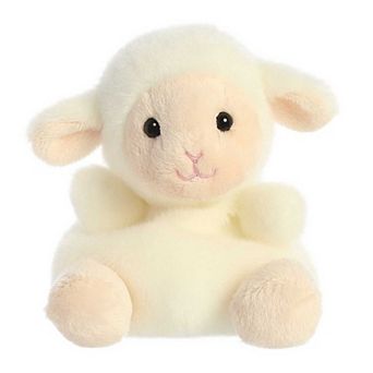 Aurora Mini White Palm Pals 5" Woolly Lamb Adorable Stuffed Animal