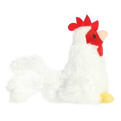 Aurora Small White Mini Flopsie 8" Chicken Adorable Stuffed Animal