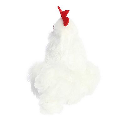 Aurora Small White Mini Flopsie 8" Chicken Adorable Stuffed Animal