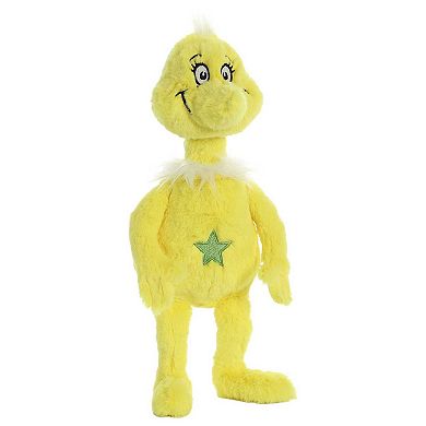Aurora - Medium Yellow Dr. Seuss - 12" Sneetch - Whimsical Stuffed Animal