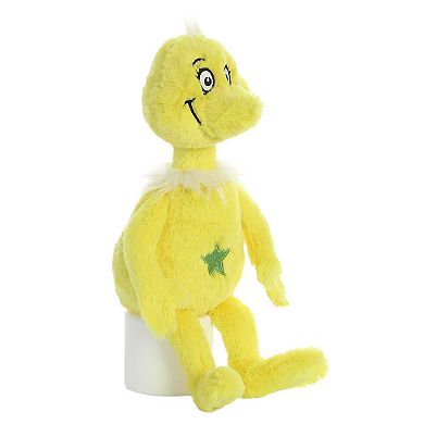 Aurora - Medium Yellow Dr. Seuss - 12" Sneetch - Whimsical Stuffed Animal