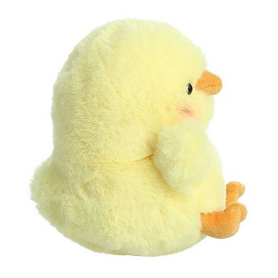 Aurora Mini Yellow Rolly Pet 5" Chickadee Chick Round Stuffed Animal