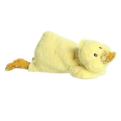Aurora Large Yellow Snoozles 19" Duck Laid-back Stuffed Animal