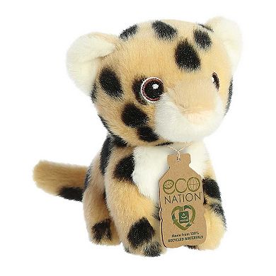 Aurora Mini Yellow Eco Nation 5" Mini Cheetah Eco-Friendly Stuffed Animal