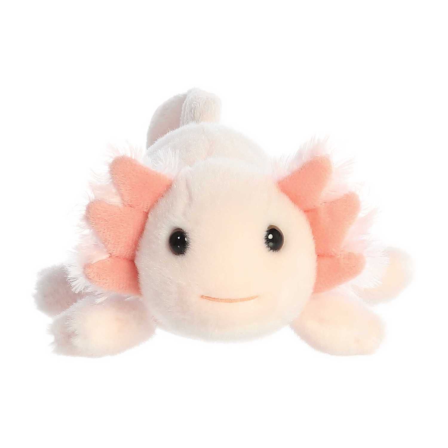Aurora Peluche Mini Flopsie Axel Axolotl, 20,5 Cm, Morbido Ed Ecologico, Giocattolo Per Bambini, Colore Rosa - 2