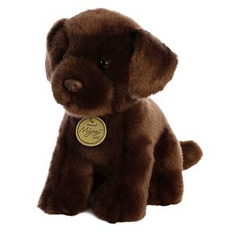 Aurora Medium Brown Miyoni Tots 11" Chocolate Lab Pup Adorable Stuffed Animal