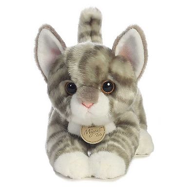 Aurora Small Gray Miyoni Tots 9" Grey Tabby Kitten Adorable Stuffed Animal