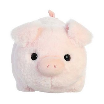 Aurora Medium Pink Spudsters 10" Cutie Pig Adorable Stuffed Animal