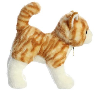 Aurora Medium Orange Miyoni 10" Orange Tabby Cat Adorable Stuffed Animal
