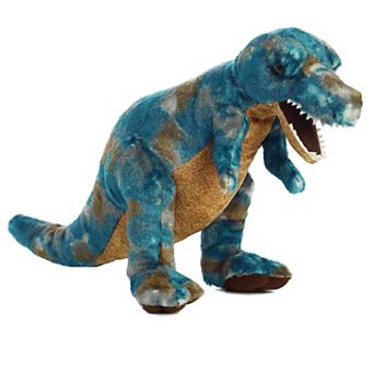 Aurora Large Blue Dinos & Dragons 17" T-Rex Ferocious Stuffed Animal