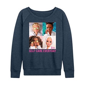 Plus Size Barbie® Self Care Everyday French Terry Long Sleeve Tee