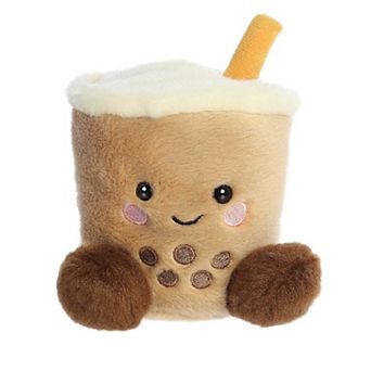 Aurora Mini Brown Palm Pals 5" Milky Tea Boba Adorable Stuffed Animal