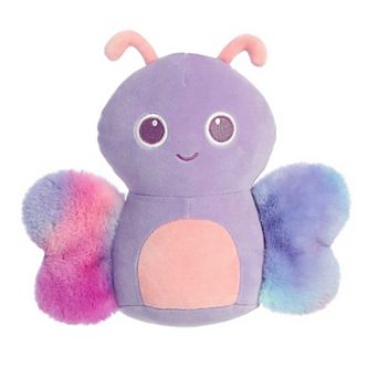 Aurora Small Purple Squishiverse Squishy Hugs 9" Butterfly Adorable Stuffed Animal