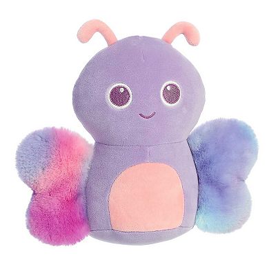 Aurora Small Purple Squishiverse Squishy Hugs 9" Butterfly Adorable Stuffed Animal