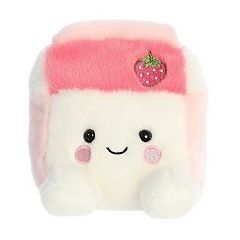 Aurora - Mini Pink Palm Pals - 5 Belle Strawberry Cow - Adorable Stuffed  Animal