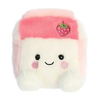 Aurora Mini Pink Palm Pals 5" Fresa Strawberry Milk Adorable Stuffed Animal
