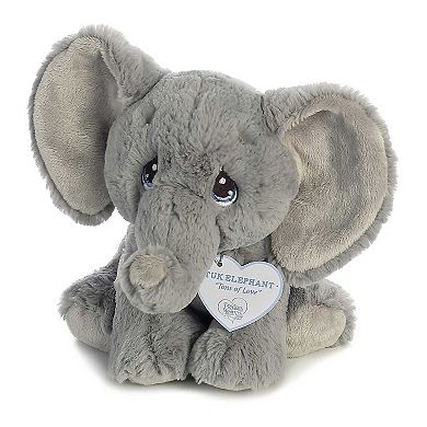 Aurora Small Grey Precious Moments 8.5" Tuk Elephant Inspirational Stuffed Animal