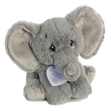 Aurora Small Grey Precious Moments 8.5" Tuk Elephant Inspirational Stuffed Animal