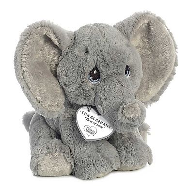 Aurora Small Grey Precious Moments 8.5" Tuk Elephant Inspirational Stuffed Animal