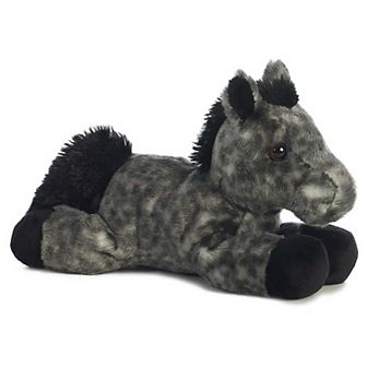 Aurora Small Grey Mini Flopsie 8" Storm Adorable Stuffed Animal
