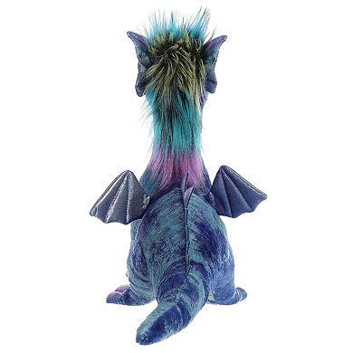 Aurora Large Blue Luxe Boutique 17" Zion Dragon Exquisite Stuffed Animal