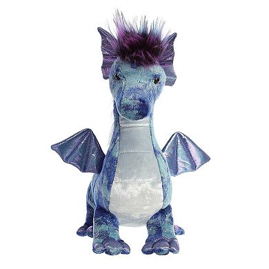 Aurora Large Blue Luxe Boutique 17" Zion Dragon Exquisite Stuffed Animal