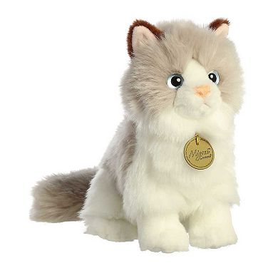 Aurora Small White Miyoni 9" Ragdoll Cat Adorable Stuffed Animal
