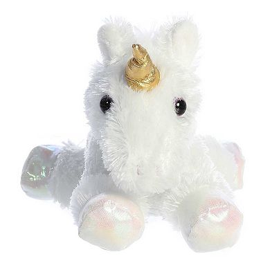 Aurora Small White Mini Flopsie 8" Celestial Adorable Stuffed Animal