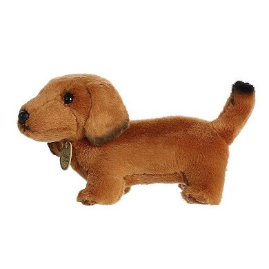 Aurora - Small Brown Miyoni - 8" Dachshund - Realistic Stuffed Animal