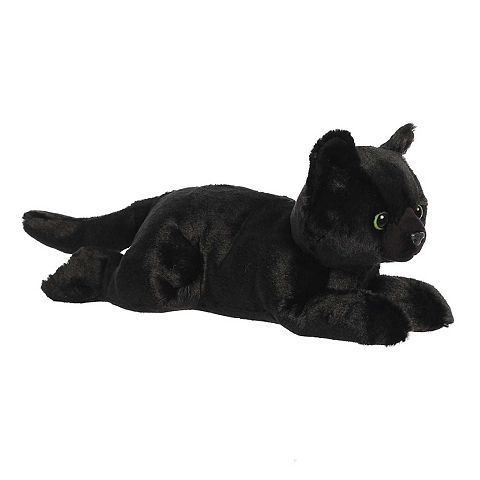 Детские мягкие игрушки Aurora Medium Black Flopsie 12" Twilight Cat Adorable Stuffed Animal