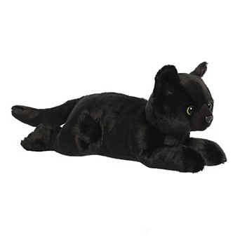 Aurora Medium Black Flopsie 12" Twilight Cat Adorable Stuffed Animal