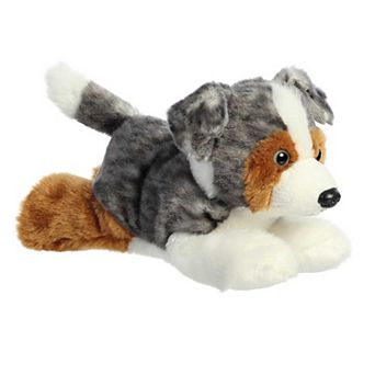 Aurora Small Multicolor Mini Flopsie 8" Australian Shepherd Adorable Stuffed Animal