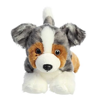 Aurora Small Multicolor Mini Flopsie 8" Australian Shepherd Adorable Stuffed Animal