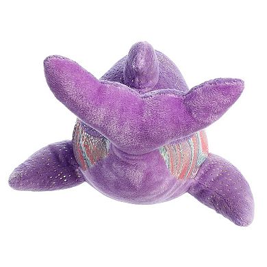 Aurora Medium Purple Destination Nation 12" Purple Dolphin Huggable Stuffed Animal