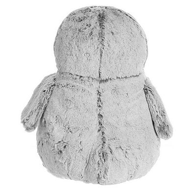 Aurora Medium Grey PomPom Penguin 11.5" Grey Playful Stuffed Animal