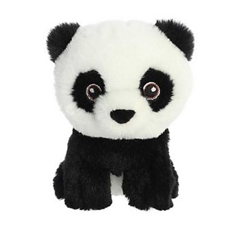Aurora Mini Black Eco Nation 5" Mini Panda Eco-Friendly Stuffed Animal