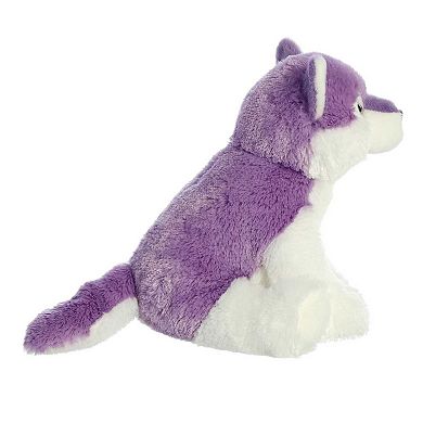 Aurora Medium Purple Destination Nation 12" Purple Wolf Huggable Stuffed Animal