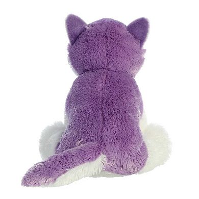 Aurora Medium Purple Destination Nation 12" Purple Wolf Huggable Stuffed Animal