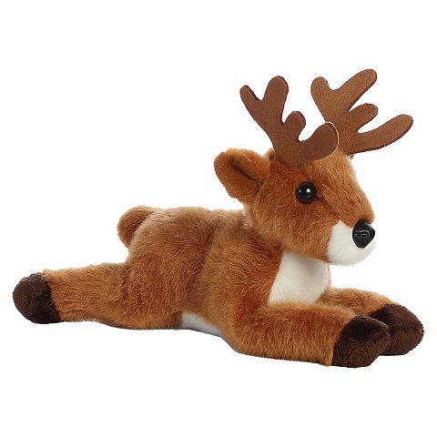 Детские мягкие игрушки Aurora Small Brown Mini Flopsie 8" Deer Adorable Stuffed Animal