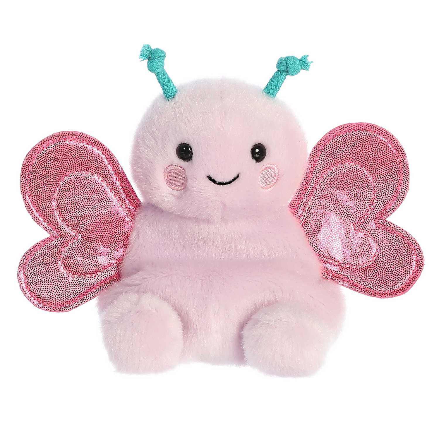 Детские мягкие игрушки Aurora Mini Pink Palm Pals 5" Petunia Butterfly Adorable Stuffed Animal
