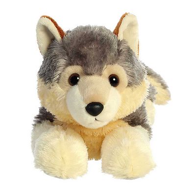 Aurora Large Grey Grand Flopsie 16.5" Wily Wolf Adorable Stuffed Animal