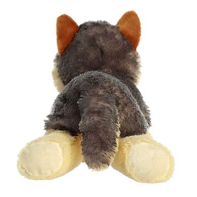 Aurora Large Grey Grand Flopsie 16.5" Wily Wolf Adorable Stuffed Animal