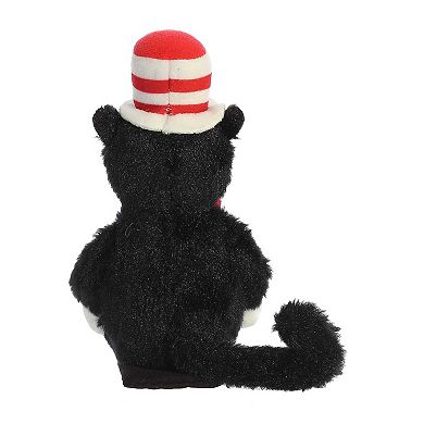 Aurora Small Black Dr. Seuss 8" Cat In The Hat Whimsical Stuffed Animal