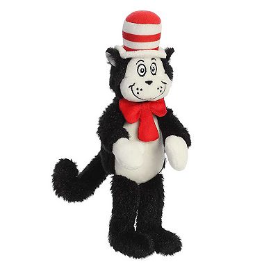 Aurora Small Black Dr. Seuss 8" Cat In The Hat Whimsical Stuffed Animal